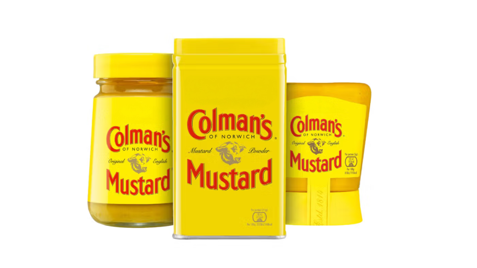 Colman's mustard collection.