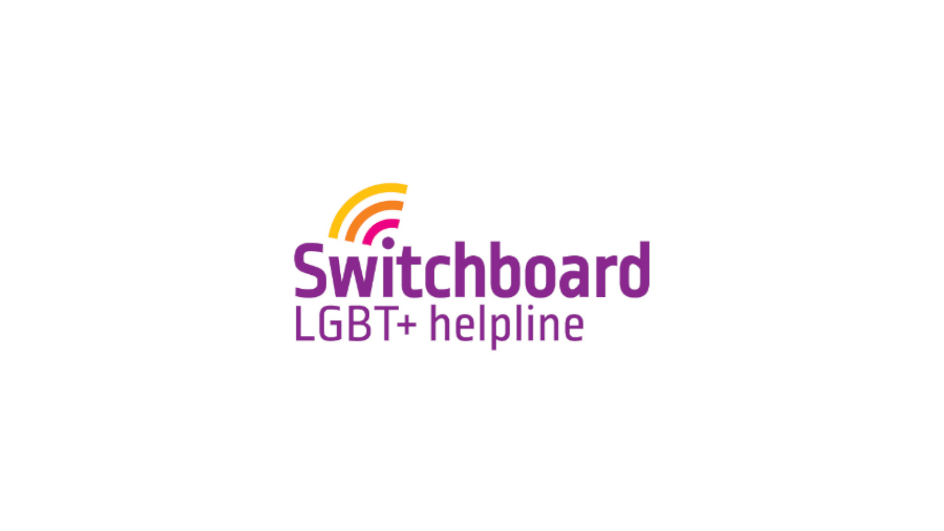 Switchboard LGBT+ helpline logo