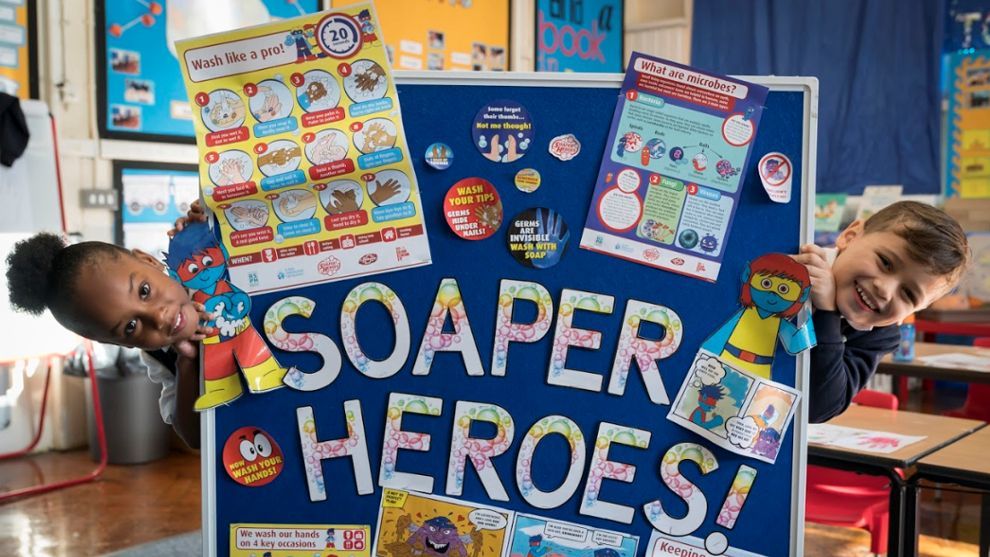Lifebuoy's new Soaper Heroes programme helps children across the UK learn the importance of handwashing
