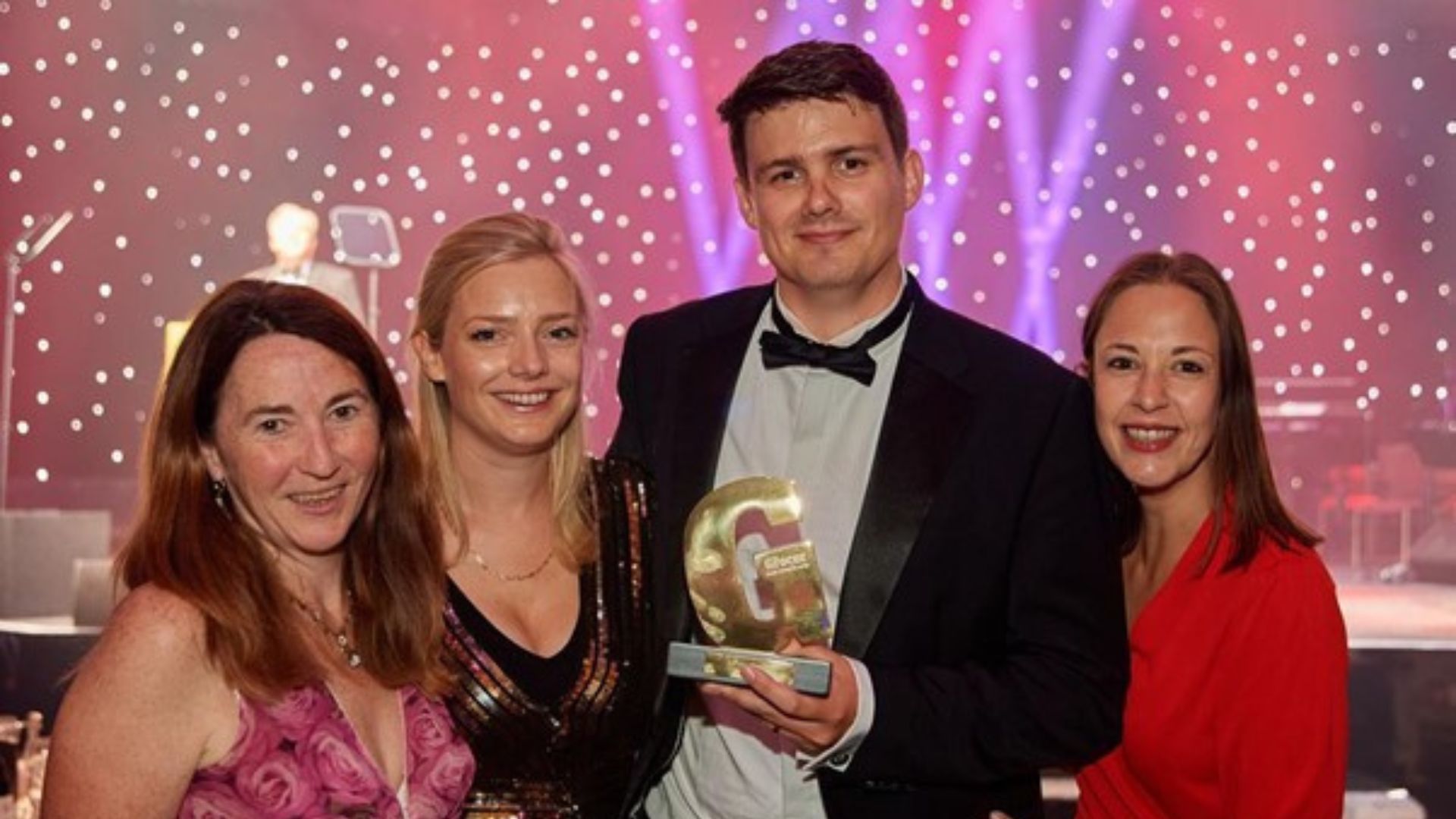 Team with their award at The Grocer Gold Awards 2023