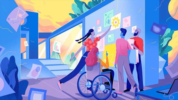 Illustration of fairness in the workplace.