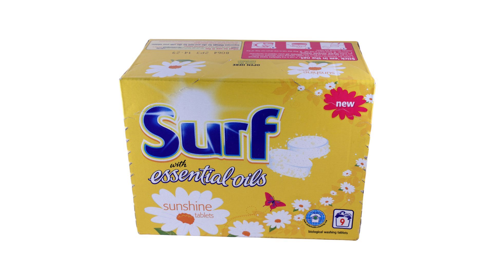 A package of Surf essential oils