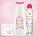 Dove x Bridgerton products.