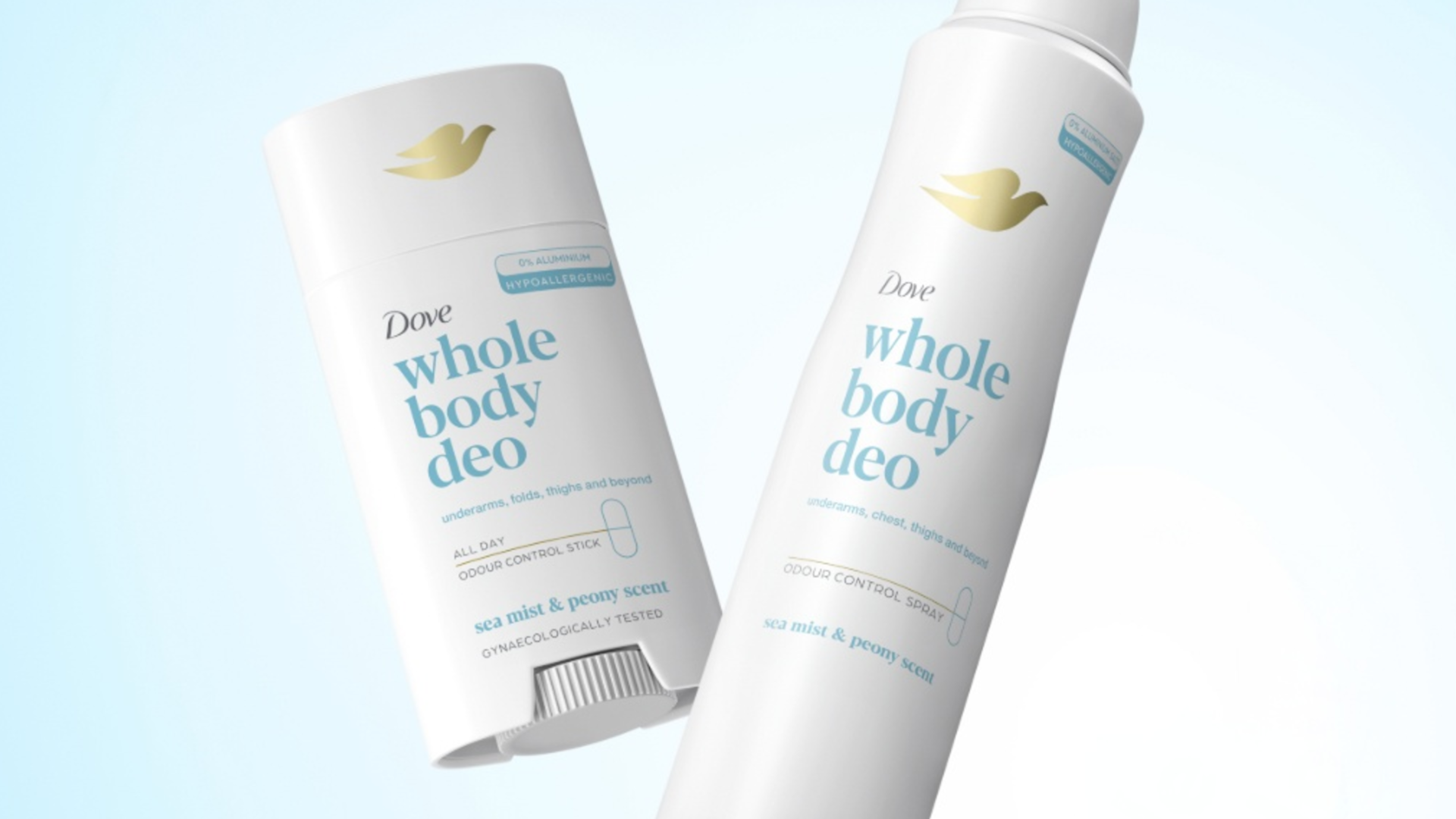 Dove whole body deos