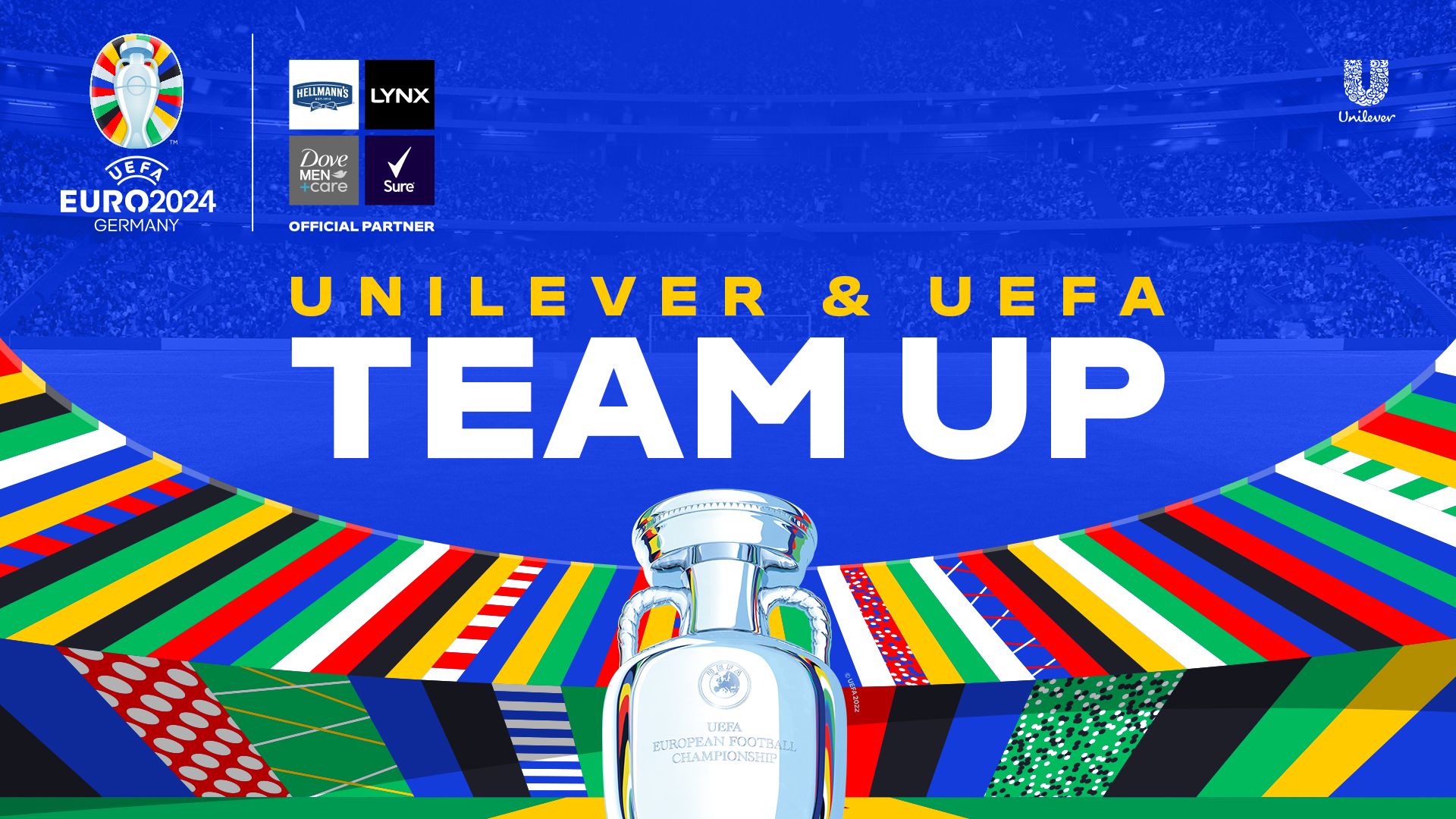 Unilever and UEFA kick off multi-brand partnership with UEFA EURO 2024.