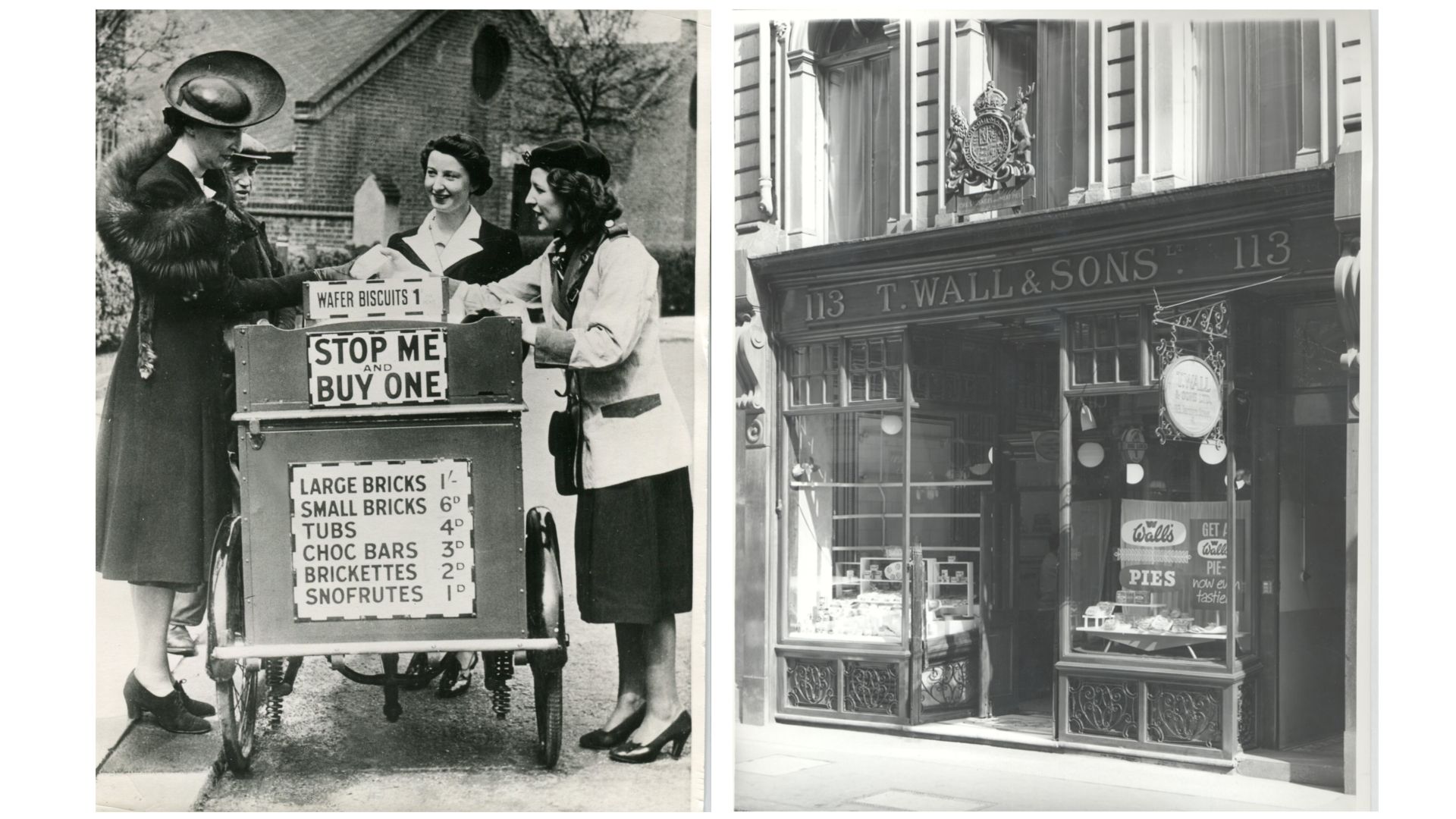 Wall’s tricycle salesman making ice cream deliveries 