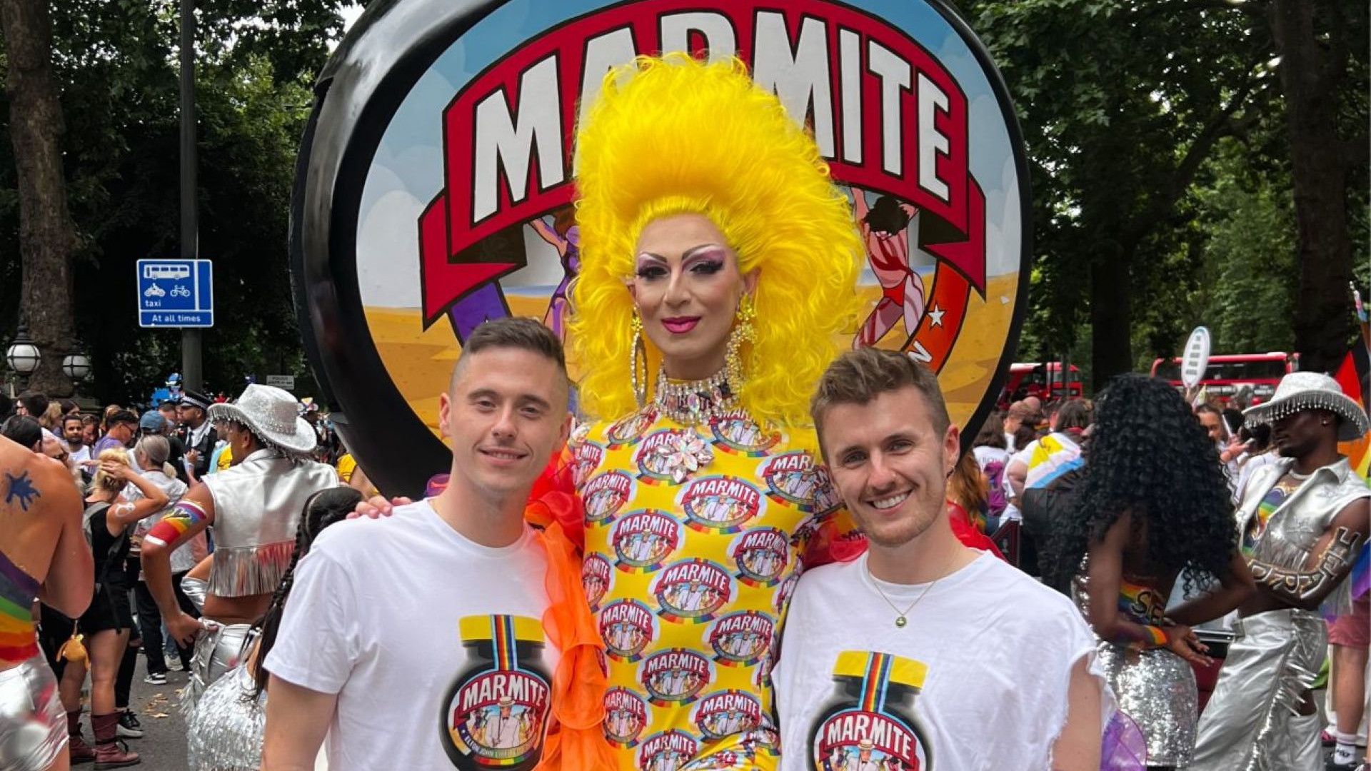 Unilever colleagues at Pride.