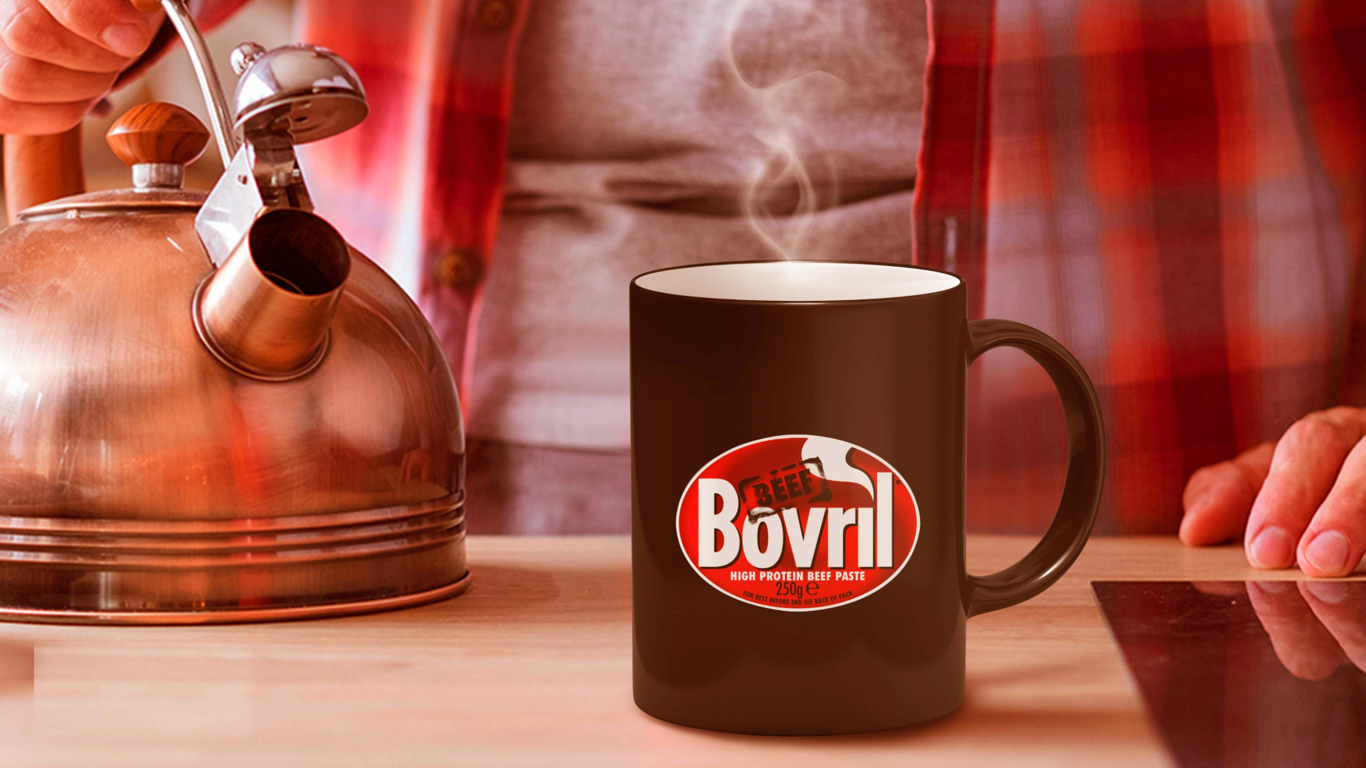 Bovril beef stock.