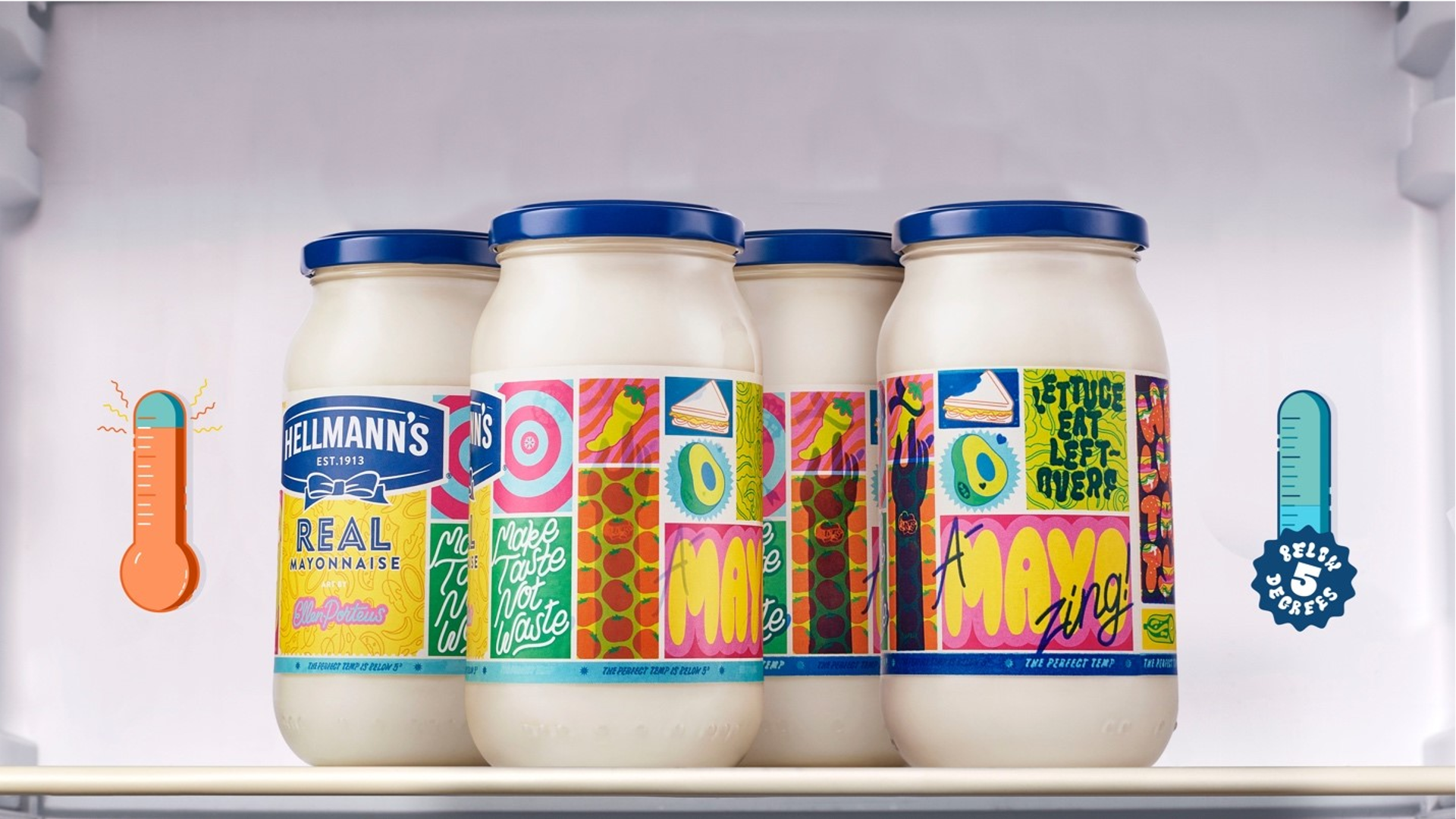 Hellmann’s Smart Jar tells you if your fridge is a food waste trap