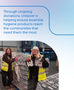 Unilever product display.