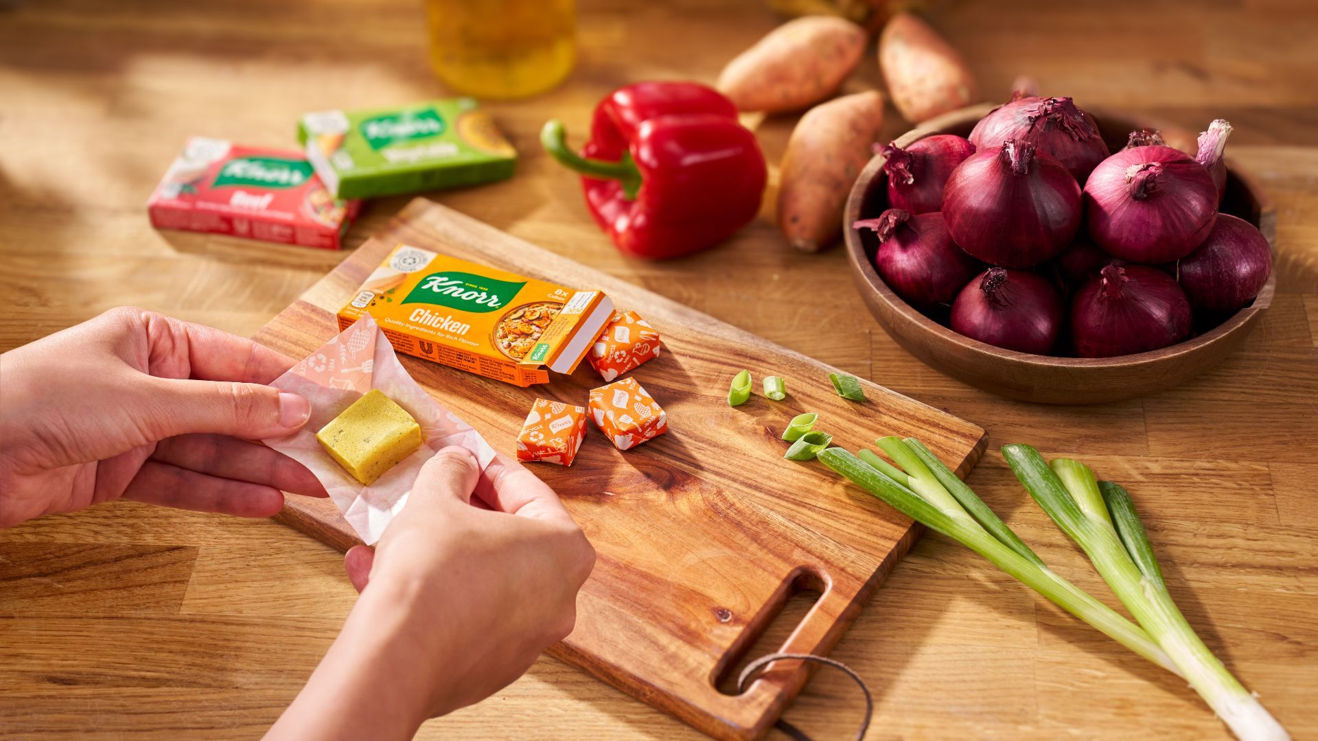 Knorr’s new recyclable packaging stock cubes