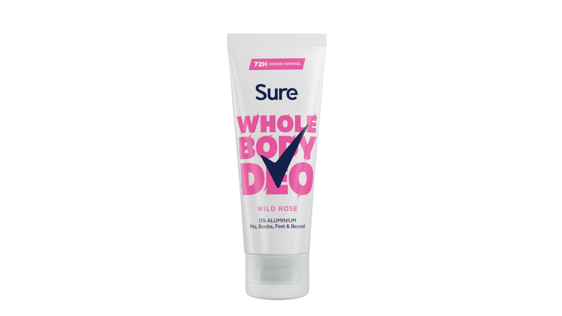 Sure whole body deo product packaging