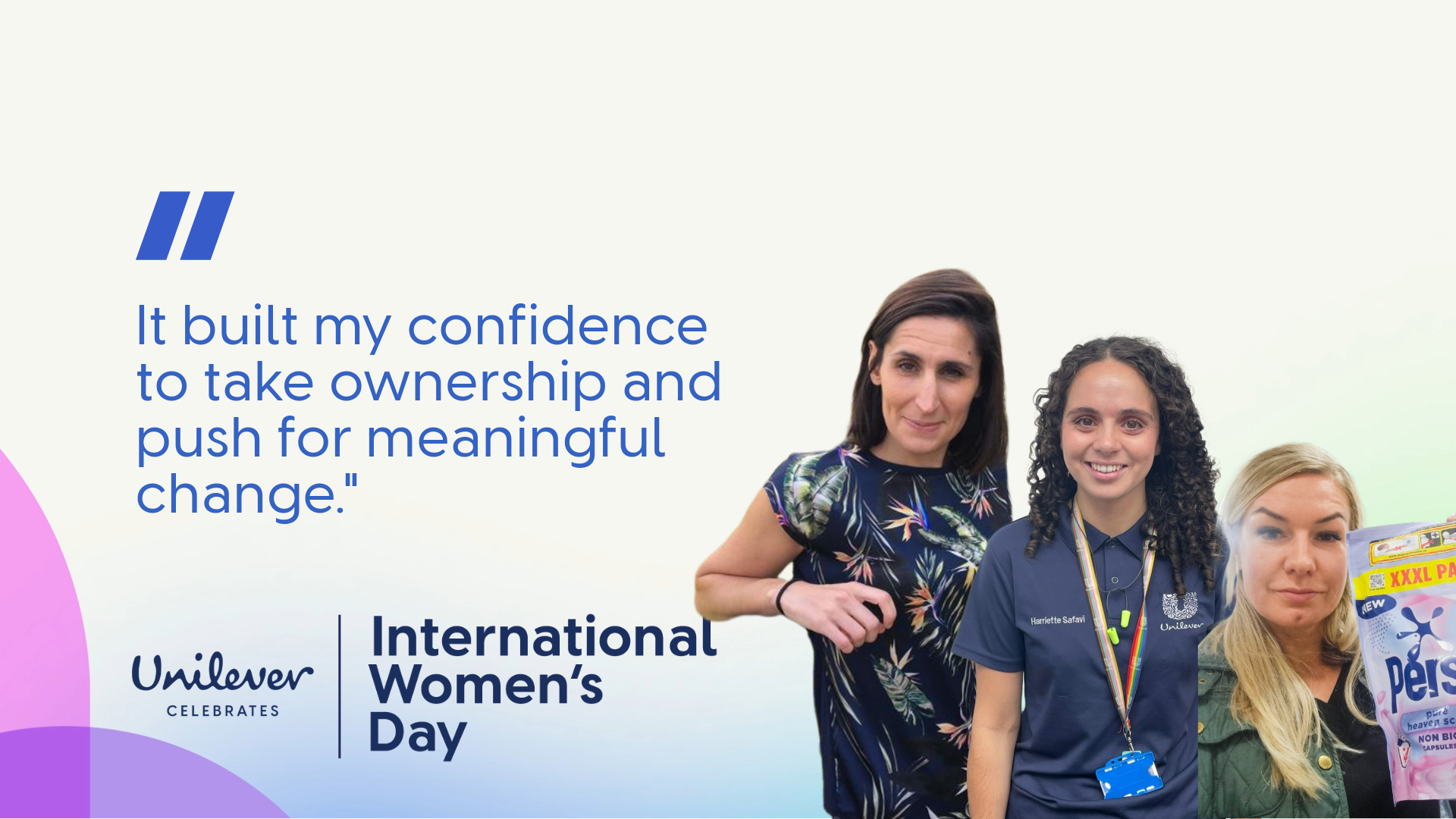 Madeleine McLeod, Harriette Safavi and Agnieszka Wieteska Pym, Port Sunlight