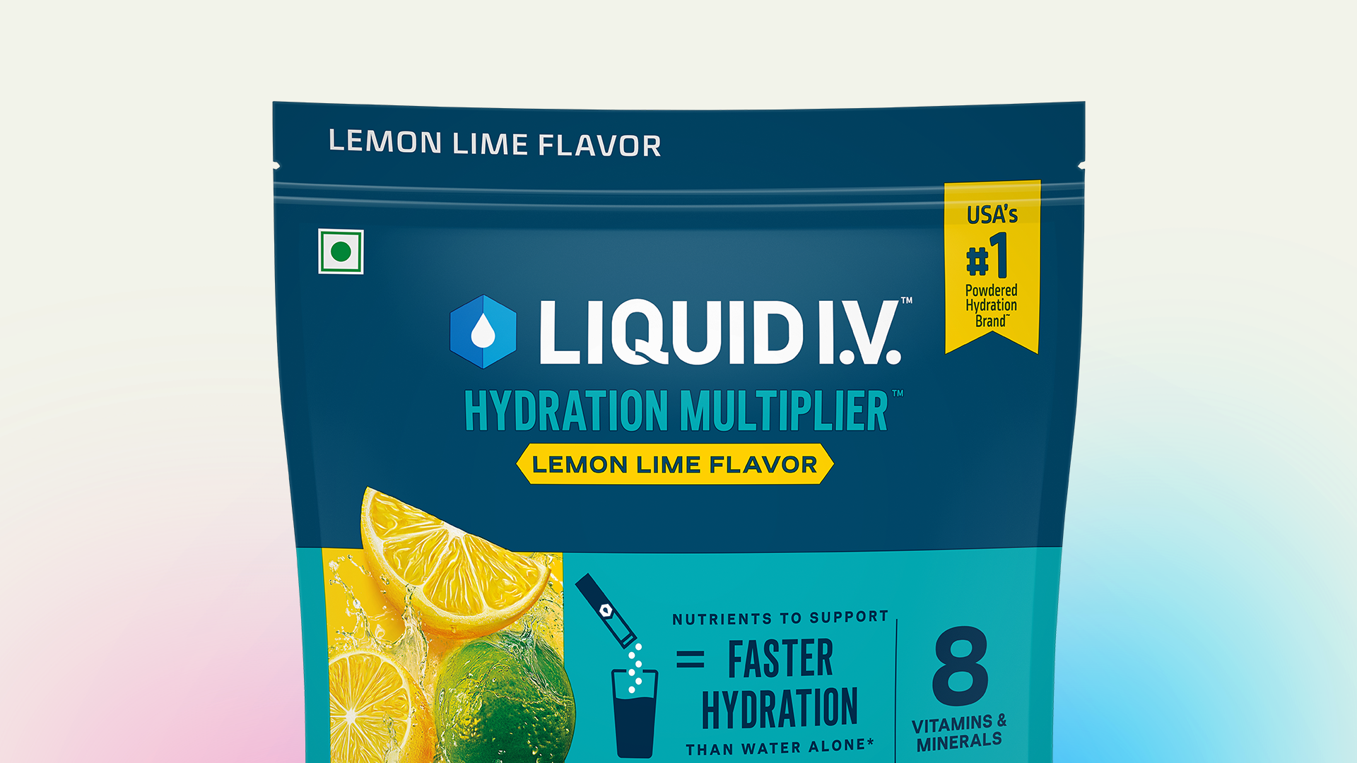 Liquid I.V. packaging.
