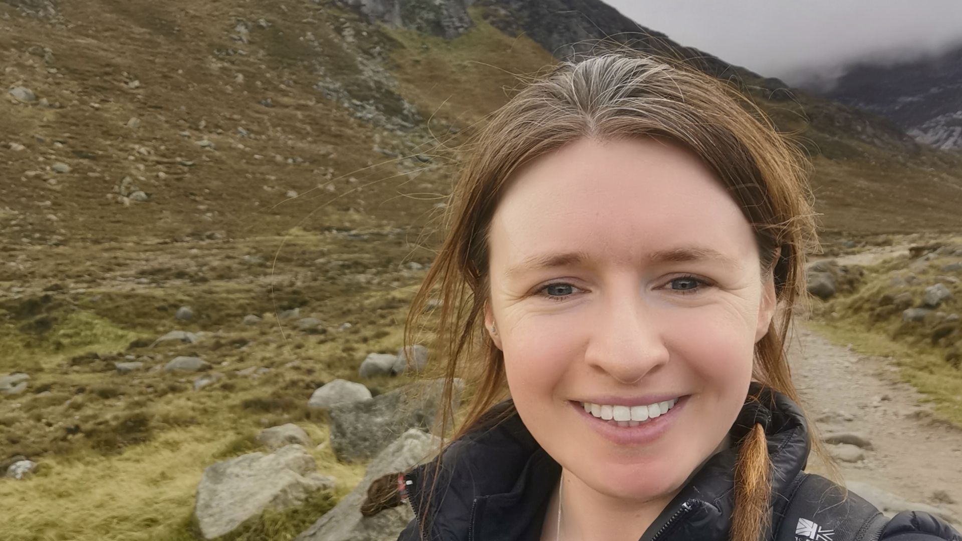 Aoife McCarthy smiling in nature