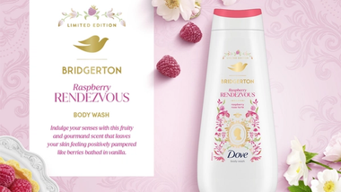 Dove bridgerton body wash.